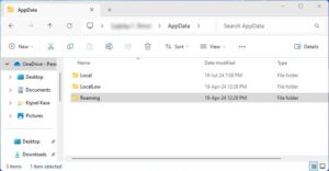 WINDOWS 11 DEKI APPDATA KLAS R HAKK NDA HER EY NEDIR NE I E visual data 5