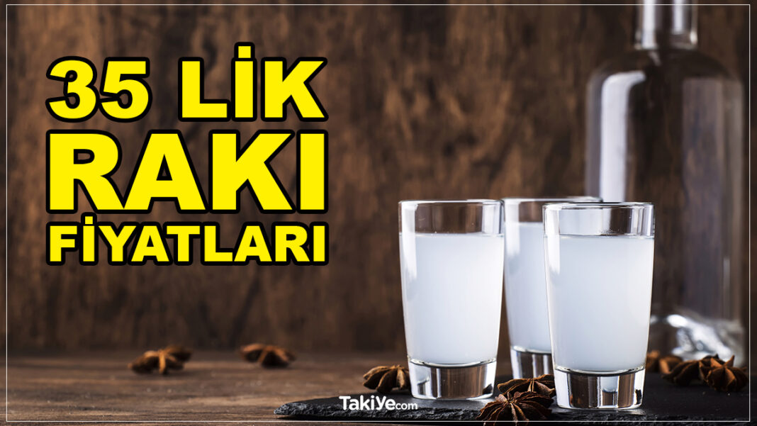 35 lik Rakı Fiyatları Ne Kadar Oldu? 35 lik rakı fiyatları